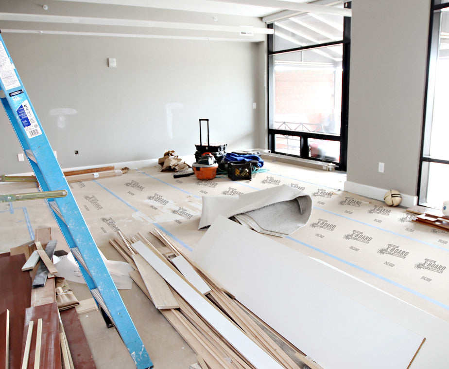 Protection de sol x board éco-responsable 2715 m²