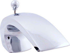 Mitigeur baignoire à cascade 3 trous LOIRA avec inverseur laiton chromé