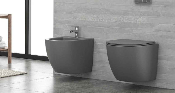 Bidet suspendu MILOS 49,5x32,5x37 cm