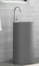 Lavabo totem MILOS 82x44 cm en solid surface