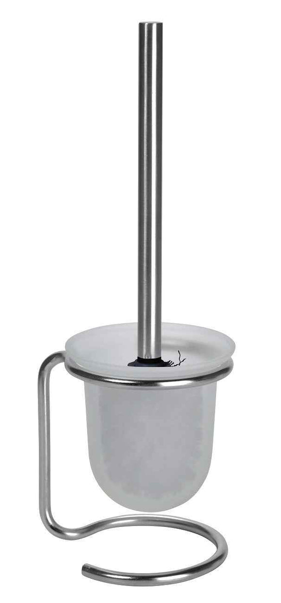 Goupillon de toilettes en verre pose libre OMEGA 11x40x13 cm