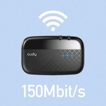 Cudy MF4 wireless router Single-band (2.4 GHz) 4G Black