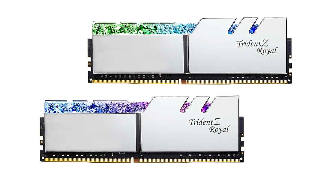 Module mémoire G.Skill Trident Z Royal F4-3600C16D-32GTRSC 32 Go 2 x 16 Go DDR4 3600 MHz