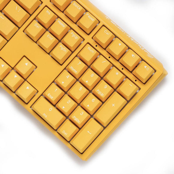 Clavier de jeu ducky one 3 usb qwerty anglais jaune