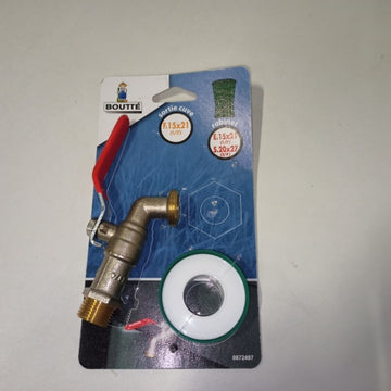 Ecost Customer Return "Boutté" 0872497 Tank Passage Kit Brass, 1/4 Turn Tap