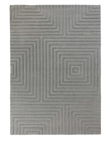 Tapis de salon design pure laine castela