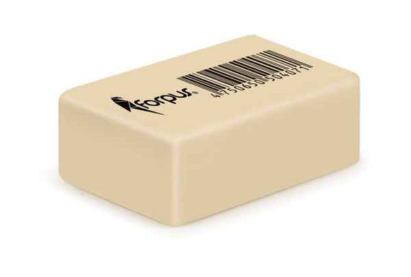 Eraser Soft Forpus, 39x24x14mm 1227-010