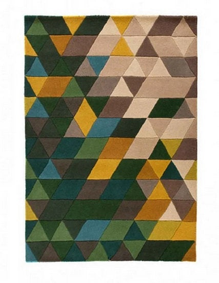 Tapis de salon design pure laine shape