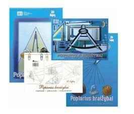 Drawing and sketching paper SMLT A4, 160 g/m2, 20 sheets, glued