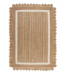 Tapis de salon en jute FLOWER JUTE - Novatrend 