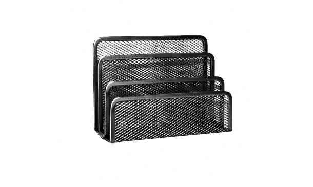 Support pour courrier Forpus, noir, section 3, métal perforé 1006-105