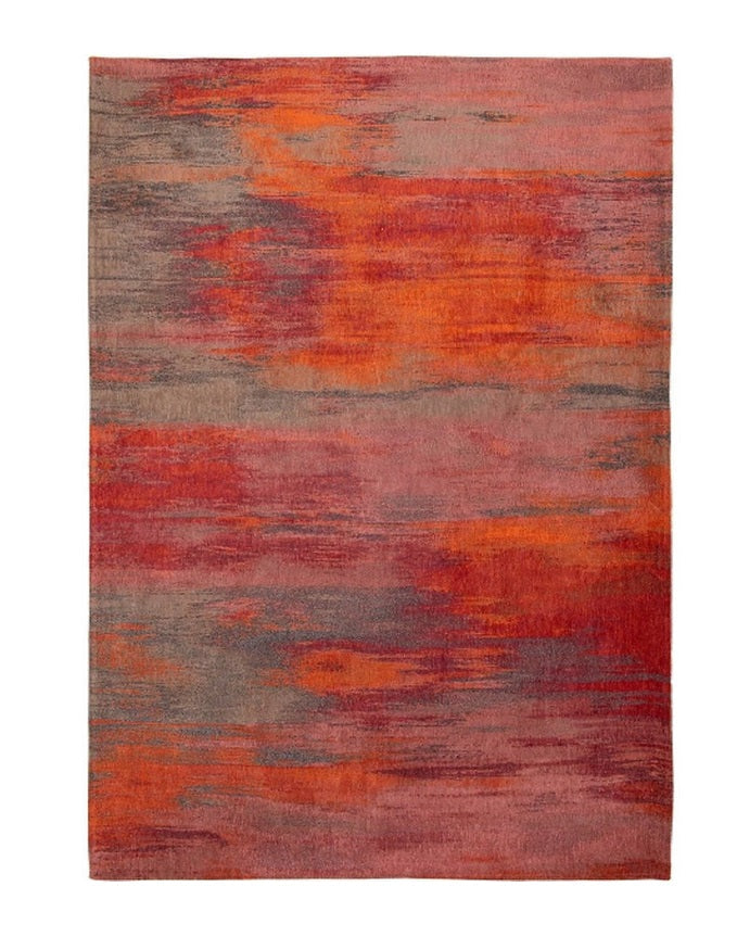 Tapis de salon coton atlantic hibiscus red