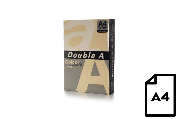 Colour paper Double A, 80g, A4, 500 sheets, Old Rose