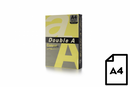 Colour paper Double A, 80g, A4, 500 sheets, Butter-3