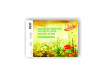 Watercolor notebook SMLT, A4, 200 g, gummed (10) 0708-205