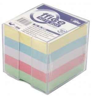 Notes Forpus 9x9 cm, Assorti, not glued , with cover (800) 0716-007