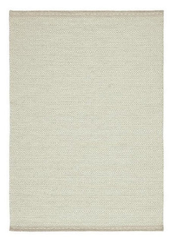 Tapis de salon design réversible uni forte beige