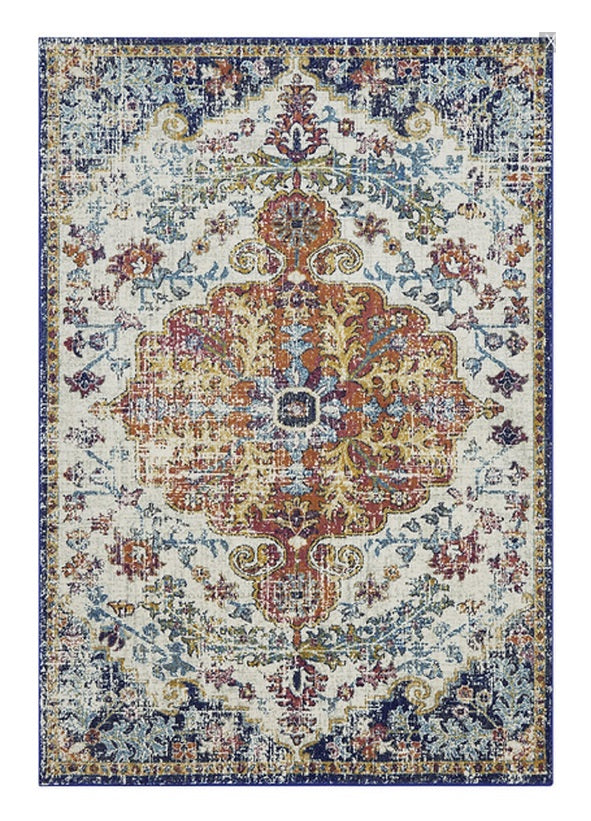 Tapis de salon design avon médaillon nv12