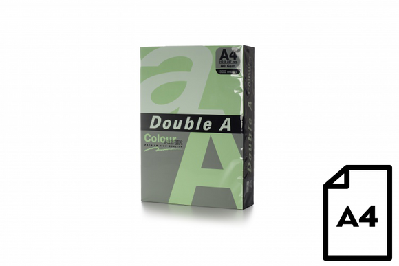 Papier couleur Double A, 80 g, A4, 500 feuilles, Émeraude