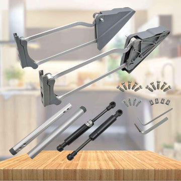 Meccanismo Lift Up 90° Apertura Anta Mobile Pensile - Freestop e Chiusura Ammortizzata