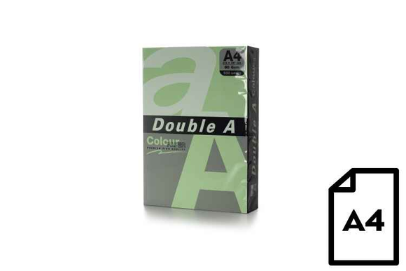 Papier couleur Double A, 80 g, A4, 500 feuilles, Émeraude