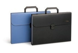 Folder-briefcase, file folder Forpus, A4, blue, 12 + 1 compartments 0822-006