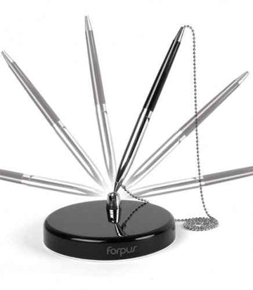 Pen Table-Pen Forpus 0.7mm,Black, with Chain 1207-009