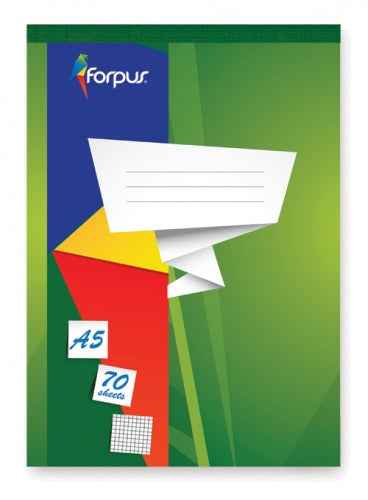 Notebook, removable pages, Forpus, A5/70, Squared 0723-002