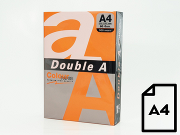 Papier couleur double a 80 g a4 500 feuilles safran