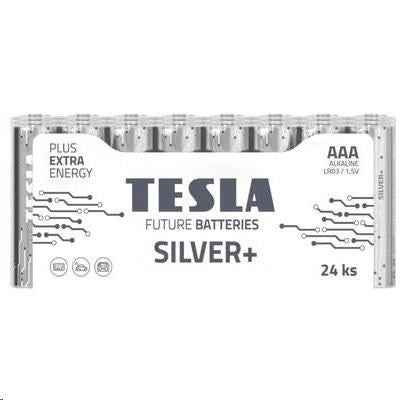 Piles Tesla AAA Silver+ Alcalines LR03 1150 mAh (24 pièces) (13032410)