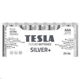 Piles Tesla AAA Silver+ Alcalines LR03 1150 mAh (24 pièces) (13032410)