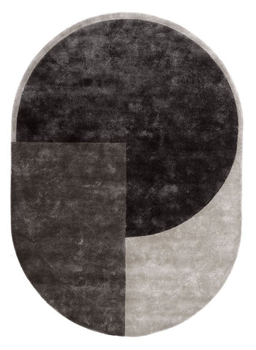 Tapis de salon design oval