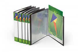 Chemise à pochettes forpus 80 a4 noir