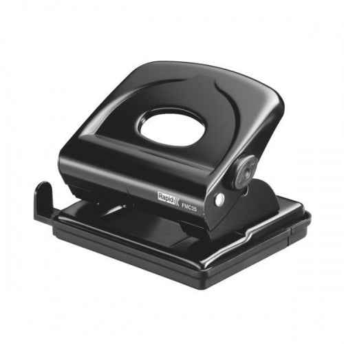 Punch hole Rapid FMC25, black, up to 25 sheets, metal 1101-135