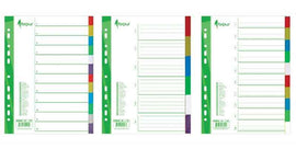 Divider Forpus, A4, 1-6 colors, plastic
