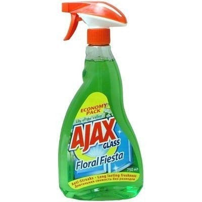 Nettoyant stiklo ajax floral fiesta liquide avec buse 500 ml