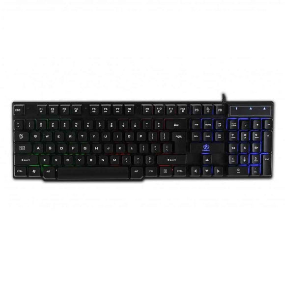 Rebeltec OPPRESSOR Gaming Combo Set Keyboard with LED RGD + Mouse 2400DPI USB Black (ENG)