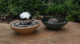 Prestige water  sofia granit noir  90l  jardinière