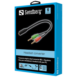 Convertisseur de casque sandberg 508-67 mobile > pc