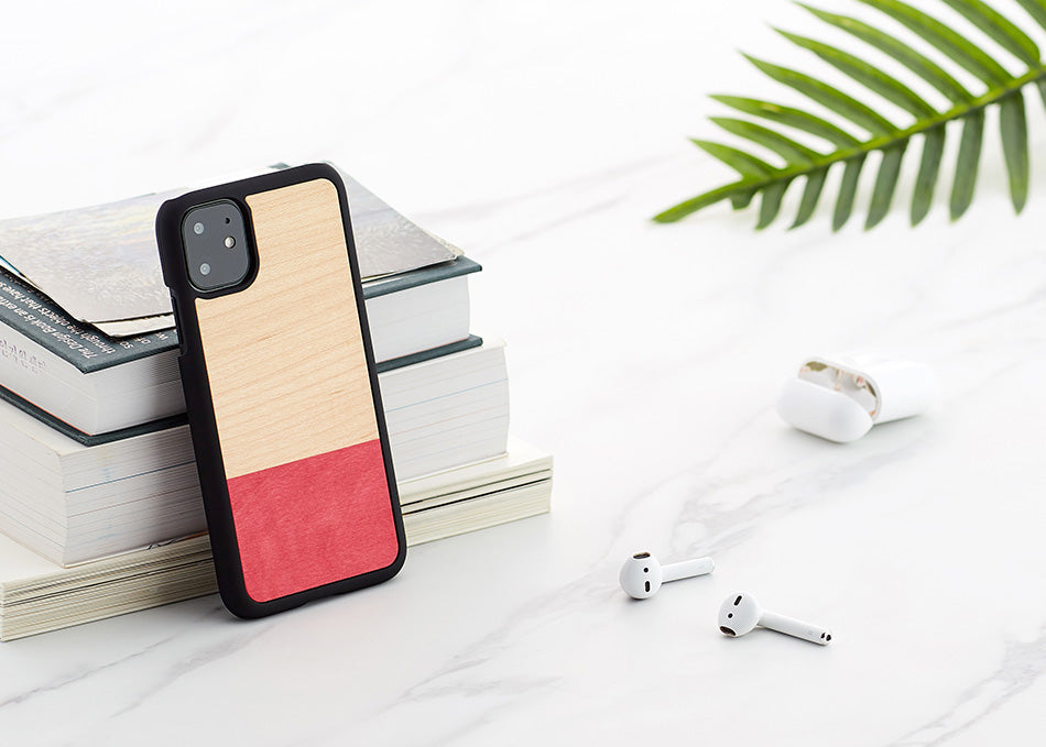 Coque de smartphone man&wood pour iphone 11 miss match noire