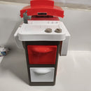 Ecost Customer Return Smoby 312200 Tefal Opencook Kitchen, Red, Grey, Nica