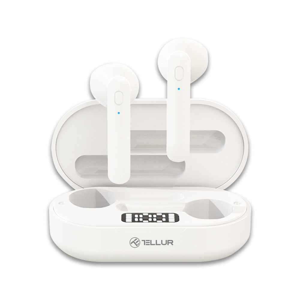 Écouteurs sans fil Tellur Flip True Blanc