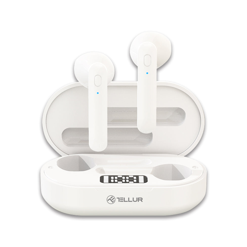 Écouteurs sans fil Tellur Flip True Blanc