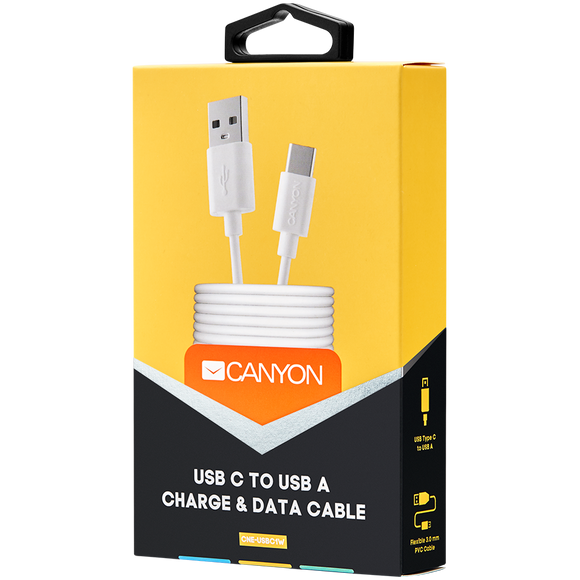 CANYON cable UC-1 USB-C 5W 1m White