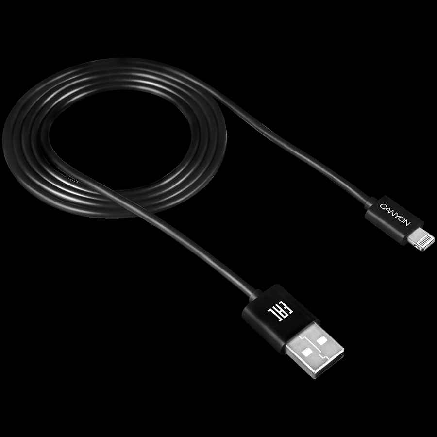 CANYON cable CFI-1 Lightning 5W 1m Black