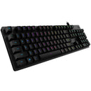 LOGITECH G512 CARBON LIGHTSYNC RGB Mechanical Gaming Keyboard with GX Red switches-CARBON-US INTL-USB-IN, "920-009370" (timbru verde 0.8 lei)