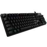LOGITECH G512 CARBON LIGHTSYNC RGB Mechanical Gaming Keyboard with GX Red switches-CARBON-US INTL-USB-IN, "920-009370" (timbru verde 0.8 lei)