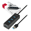 AXAGON HUE-S2BL 4x USB3.0 Charging Hub 1.2m Cable, MicroUSB Charging-1