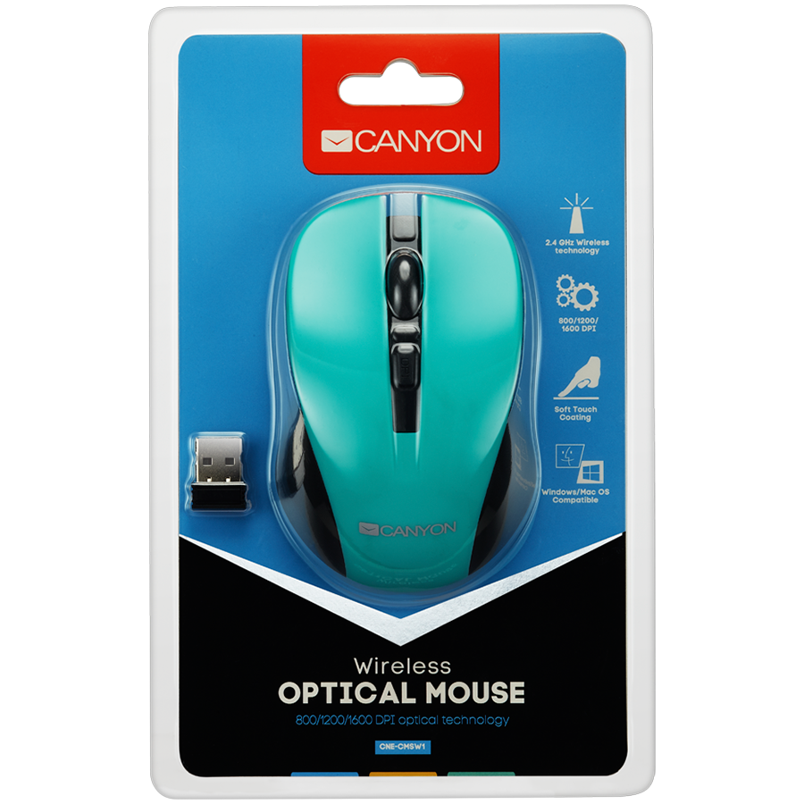 CANYON mouse MW-1 Wireless Green