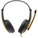 CANYON PC headset HSC-1 PC Mic Flat 2m Black Yellow-2